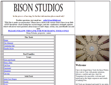 Tablet Screenshot of bisonstudios.com